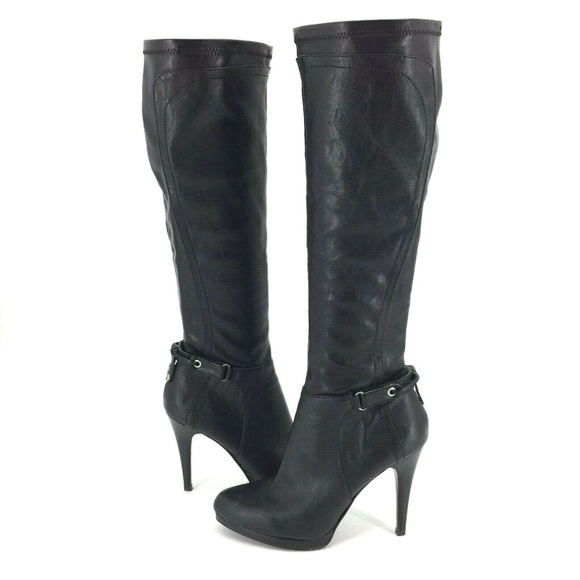 Nine West Shoes - Nine West Bizzy Bee Heel Knee High Boots Sz 7.5
